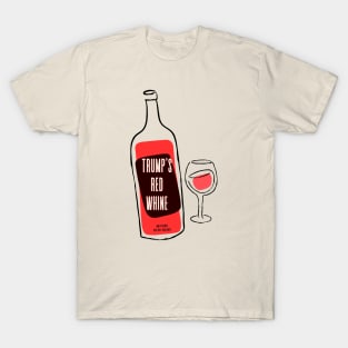Red Whine (Dark on Light) T-Shirt